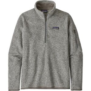 Patagonia Better Sweater Women's Size Medium Gray 1/4 Zip Pullover Fleece Style
